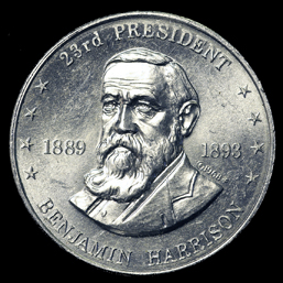 Benjamin Harrison Coin